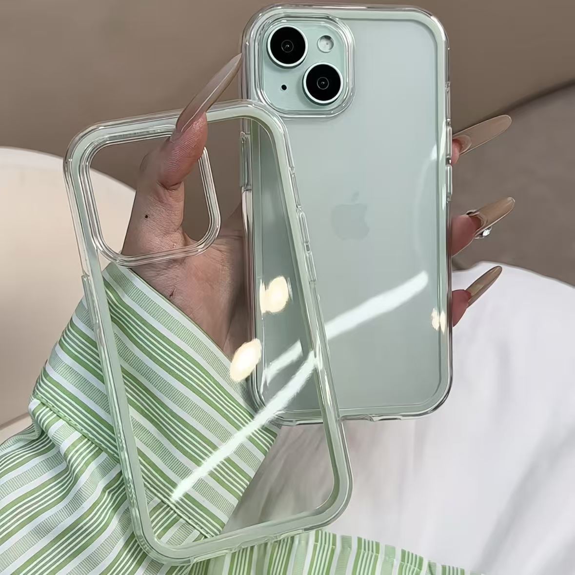 Luxury Candy Color Frame Clear - đánh giá và giá Phone Cases Junk
