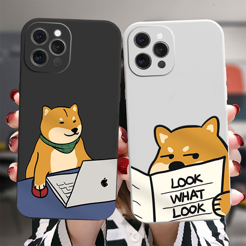 Funny Work Reading Shiba Inu M - đánh giá và giá Phone Cases Quirky