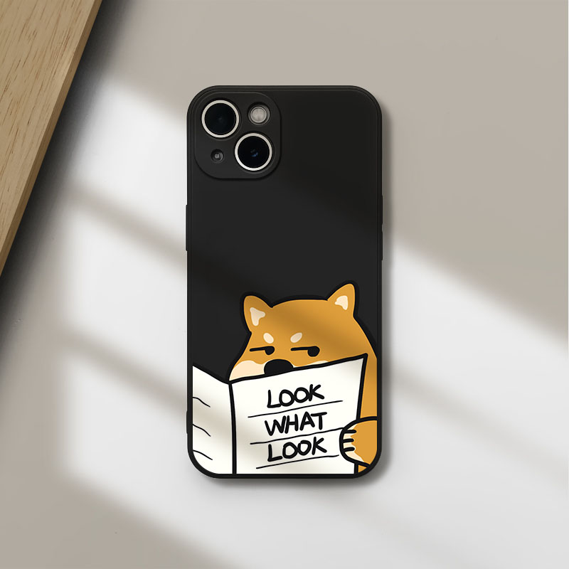 Funny Work Reading Shiba Inu M - đánh giá và giá Phone Cases Quirky