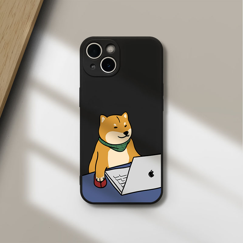 Funny Work Reading Shiba Inu M - đánh giá và giá Phone Cases Quirky