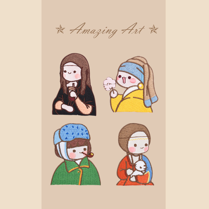 1 PC Cartoon Girl Embroidery P - đánh giá và giá Phone Cases Eco Friendly