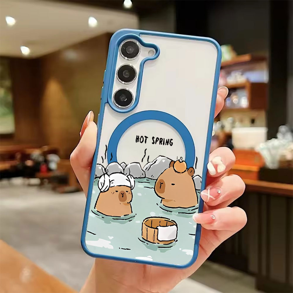 Color Transparent Magnetic Pho - đánh giá và giá Phone Cases Samsung S24