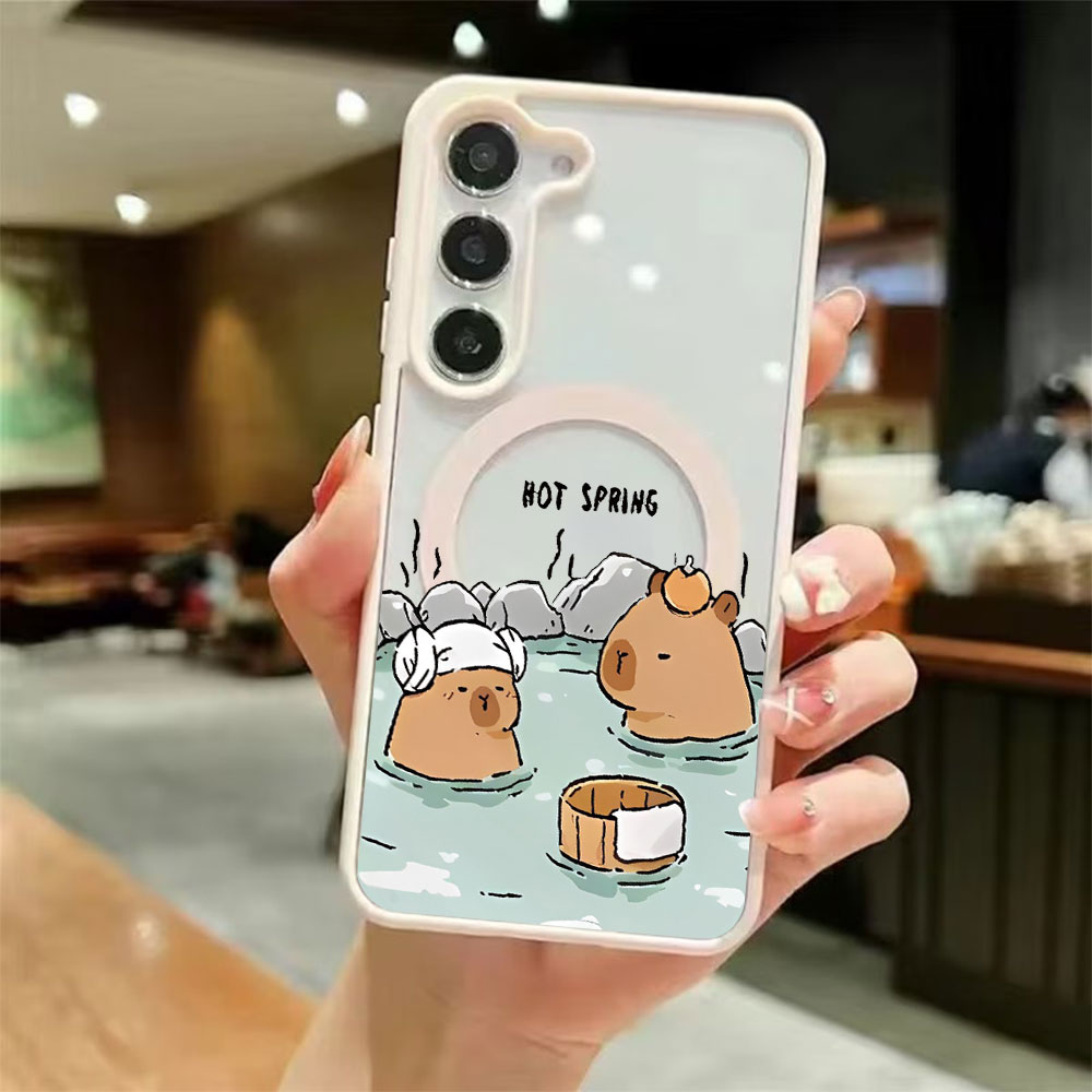 Color Transparent Magnetic Pho - đánh giá và giá Phone Cases Samsung S24