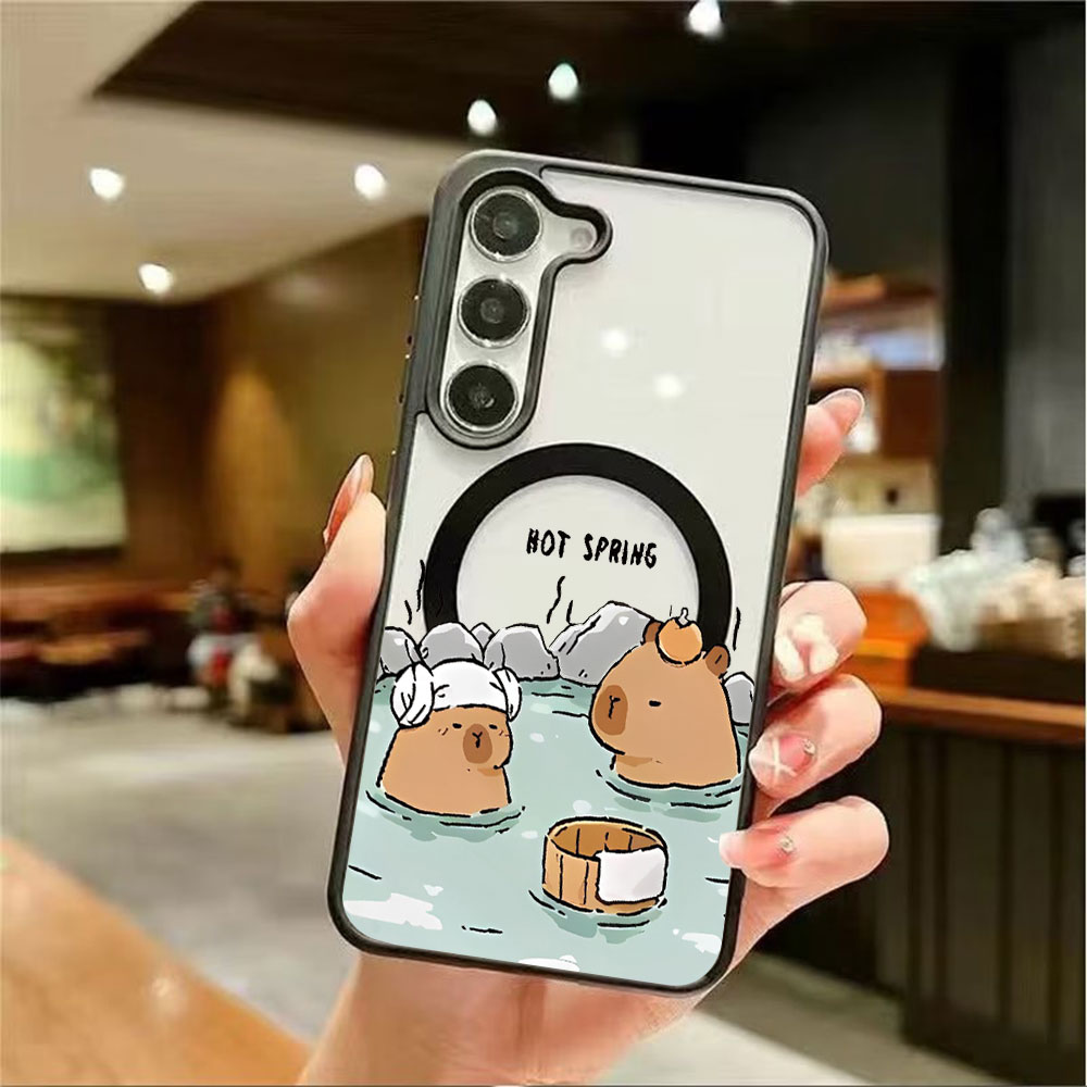 Color Transparent Magnetic Pho - đánh giá và giá Phone Cases Samsung S24
