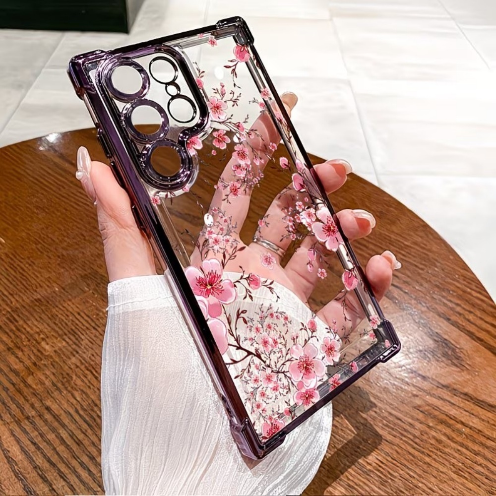 Cherry Blossom Electroplated F - đánh giá và giá Phone Cases Samsung S24