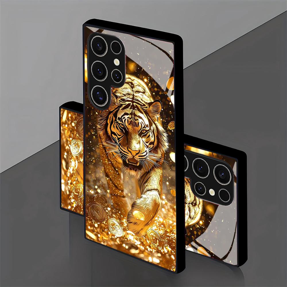 Tiger pattern glass Phone Case - đánh giá và giá Phone Cases Samsung S24